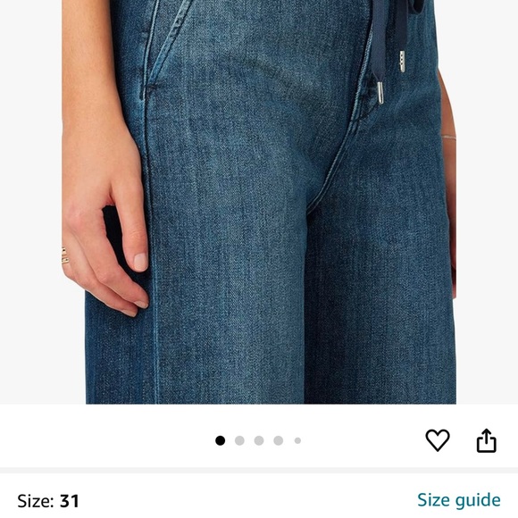 Hudson drawstring pants size 31 wide leg - Picture 4 of 8